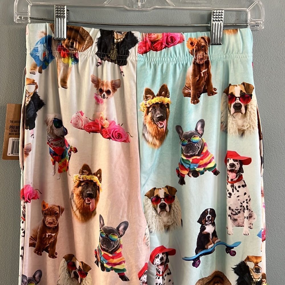 Women’s S “Brief Insanity” Soft Cozy Velvety New Sleep pants PJ’s Dog Lovers - Picture 13 of 15